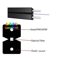 Ftth Flat Drop Cables 1C 2C 4C 8C 12C 24C Self Supporting SM G652D G657A1 G657B2 G657B3 LSZH