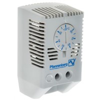 Pfannenberg, Enclosure Thermostat, Adjustable, NO, DIN Rail, 120  240 V ac