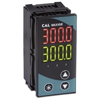 CAL MAXVU Panel Mount PID Temperature Controller, 96 x 48mm 1 Input, 3 Output Relay, SSR, 110 240 V ac Supply