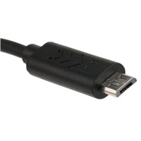 Roline Male Micro USB B to Male Micro USB B USB Cable, 300mm