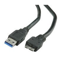 Roline Male USB A to Male Micro USB B USB Cable, 150mm