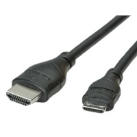Roline HDMI Ethernet to HDMI Ethernet Cable, Male to Male- 800mm