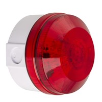Moflash LED195 Red LED Beacon, 8  20 V, Flashing, Surface Mount, Wall Mount