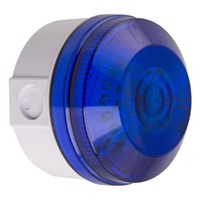 Moflash LED195 Blue LED Beacon, 8  20 V ac/dc, Flashing, Surface Mount, Wall Mount