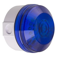 Moflash LED195 Blue LED Beacon, 20  30 V ac/dc, Flashing, Surface Mount, Wall Mount