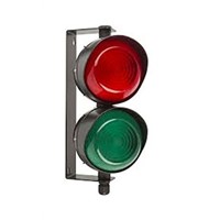 LED Traffic Light 2W Brkt Volt Red &amp;amp; Grn