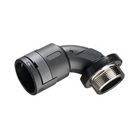 Kopex NEBV Series 32mm 90 Elbow Cable Conduit Fitting, Black 29mm nominal size