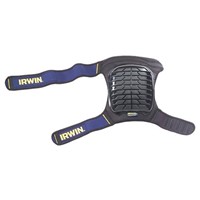Irwin 10503831 ABS Plastic Adjustable Strap Knee Pad, Black/Blue