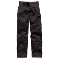 Dickies Redhawk Black Women's Cotton, Polyester Trousers Waist Size M