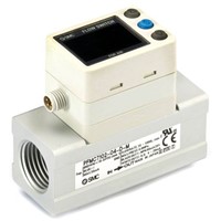 SMC, 1000 L/min Flow Controller, Cable, Analogue, PNP, 12  24 V dc, LCD