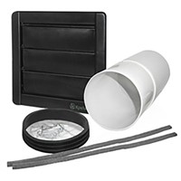 Wall fixing kit white for 6&amp;quot;/150mm Fans
