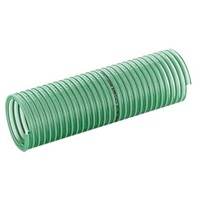 Merlett Plastics PVC Hose, Green, 47.8mm External Diameter, 5m Long, Reinforced, 160mm Bend Radius, Liquid Applications