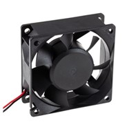 Sunon, 12 V dc, DC Axial Fan, 70 x 70 x 25mm, 83.3m3/h, 4.4W