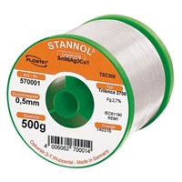 Stannol 0.5mm Wire Lead Free Solder, +217C Melting Point