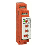 Broyce Control Voltage Monitoring Relay With DPDT Contacts, 400 V Supply Voltage, 3 Phase