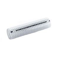 Merlett Plastics PVC Flexible Tube, Clear, 28mm External Diameter, 5m Long, Reinforced, 80mm Bend Radius, Liquid Food