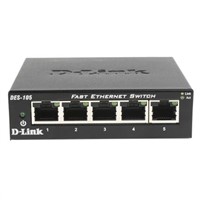 D-Link, 5 port Unmanaged Ethernet Switch, Desktop