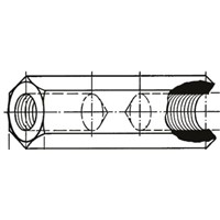 Fischer Elektronik Hex Nylon Spacer ABP 2550 10 10mm