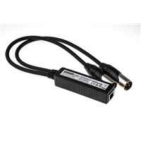 Amphenol Audio Adapter Cable Amphe-Dante 500mm Black RJ45 to Male XLR x 2