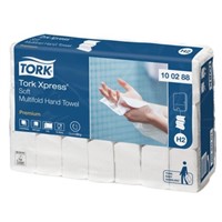 Tork Xpress Soft Multi-fold Hand Towel Premium Mfold Interleaved White 340 x 212 (Unfolded) mm, 85 x 212 (Folded) mm
