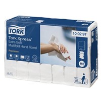 Tork Xpress Extra Soft Multi-fold Hand Towel Premium Mfold Interleaved White 340 x 212 (Unfolded) mm, 85 x 212 (Folded)