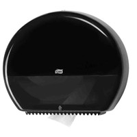 Tork Black Plastic Toilet Roll Dispenser, 133mm x 360mm x 437mm