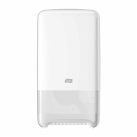 Tork White Plastic Toilet Roll Dispenser, 140mm x 344mm x 184mm