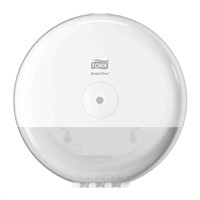 Tork White Plastic Toilet Roll Dispenser, 156mm x 219mm x 219mm