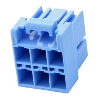 PSI 4mm receptacle housing, plug, 6P