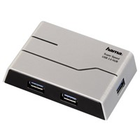 Hama 4x USB A Port Hub, USB 3.0 - USB Powered