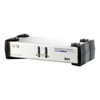 Aten 2 Port USB VGA KVM Switch - 3.5 mm Stereo