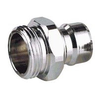 Straight Male Hose Coupling 1in Nipple to Threaded, 1 in BSP Male, Stainless Steel