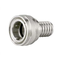 Straight Hose Coupling Coupler to Hose Tail, Stainless Steel