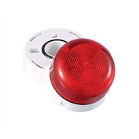 Klaxon QBS Red LED Beacon, 110 V ac, Flashing, Base Mount