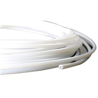 Saint Gobain Fluid Transfer Versilon? PTFE Translucent White Process Tubing, 2.5mm Bore Size , 50m Long , No