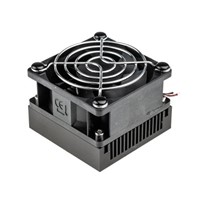 Heatsink, Universal Square Alu with fan, 0.5K/W, 60 x 60 x 47mm