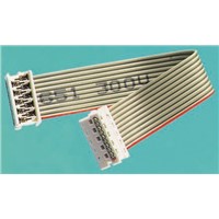 Molex PVC 100mm, Female IDT to Female IDT, 14 Ways, Ribbon Cable Assembly