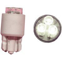 LED Reflector Bulb, Wedge, White, 10.4mm dia., 12 V dc