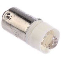 LED Reflector Bulb, BA9s, White, T-3 1/4 Lamp, 9.6mm dia., 24 V ac/dc