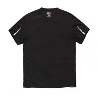 Dickies DP1002 Black Men's Polyester T-Shirt, UK- XL, EUR- XL