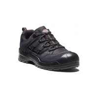 Dickies FA24/7S Black/Grey Steel Toe Cap Men Safety Shoes, UK 7, EU 41