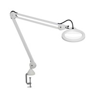 Luxo LFM LED Magnifying Lamp with Table Clamp Mount, 5, 127mm Lens, 127 Dia.mm Lens