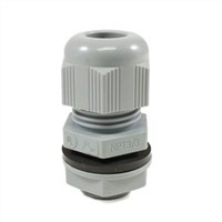 Alpha Wire FIT M12 Cable Gland With Locknut, Chloroprene Rubber (O-Ring/Seal), Polyamide, IP66, IP68