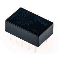 DPDT miniature HF relay, 1A 24Vdc coil