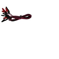 Black, Red Clip Connector Test Lead - 1m Length