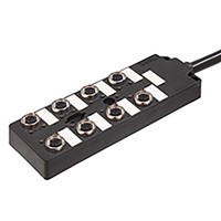 Molex, 120248 Series, M12 Junction Box, 4 Core 152mm Cable