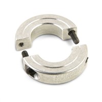Ruland Shaft Collar Two Piece Clamp Screw, Bore 6mm, OD 20mm, W 5.5mm, Aluminium