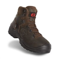 Heckel Gore-Tex MX 400 GT Brown Non Metal Toe Cap Unisex Ankle Safety Boots, UK 4, EU 37