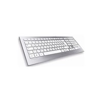CHERRY Keyboard Wired USB, QWERTY Silver, White