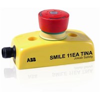 ABB Jokab Smile Emergency Button - Turn To Release, 32mm, Mushroom Head